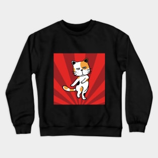 Dancing Cat Crewneck Sweatshirt